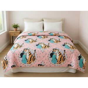 Vintage 90s Disney Aladdin Jasmine & Rajah Twin Quilt Comforter – Nostalgic Prin